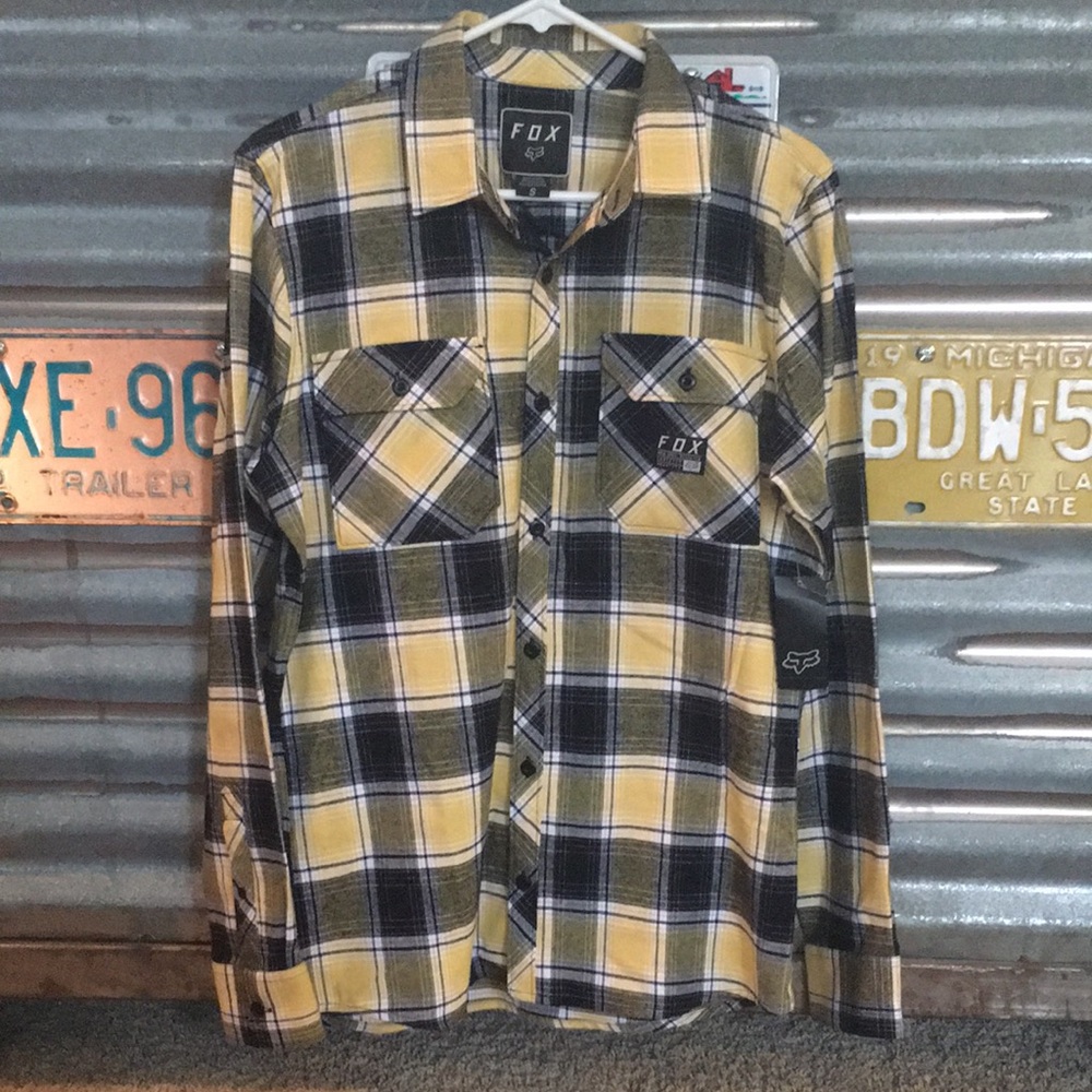 Fox Men’s Size Small - Traildust Flannel Shirt
